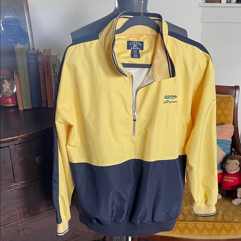 Cutter & Buck Golf Two-Tone Yellow and Black Jacket